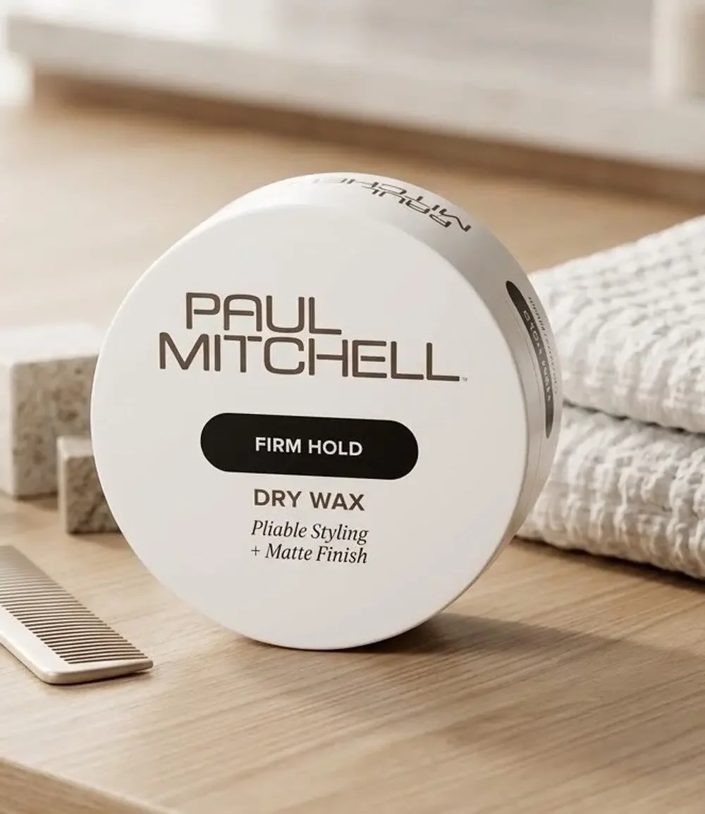 Paul Mitchell Dry Wax Matte Finish Moldable Wax 1.8 Oz New 100% Vegan